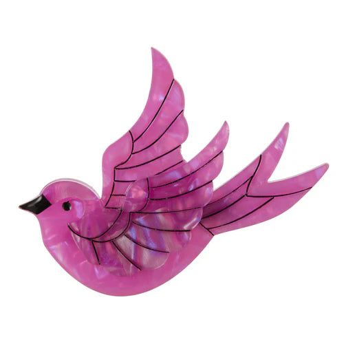 Erstwilder - Fancie Jo Sparrow Brooch ( Pearly Purple) - Fan Favorites (2015)
