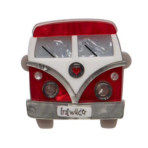 Erstwilder - Vagabond Wheels Brooch (Red) - Fan Favorites (2016)