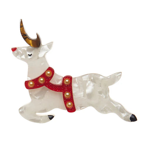 Erstwilder - Now, Prancer Reindeer Brooch - Christmas Wishes (2016)