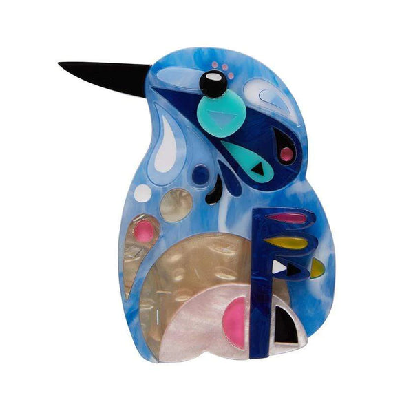 Erstwilder - The Astute Azure Kingfsher Brooch - Pete Cromer III (2021)