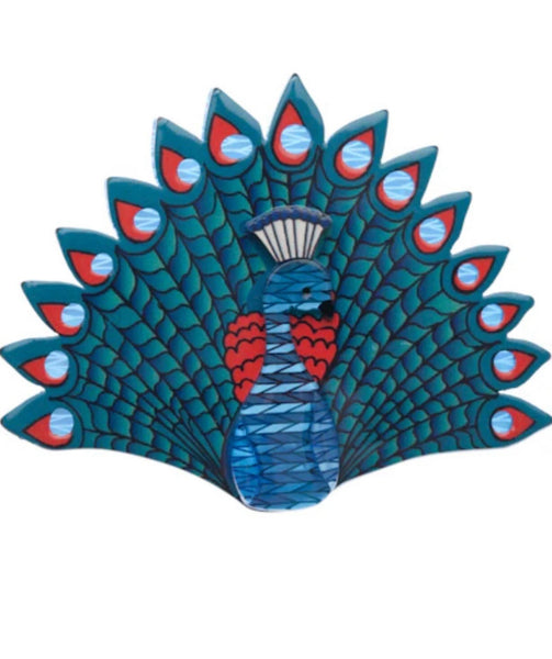 Erstwilder  - Penelope Peacock Brooch - Collection 10 (2014)