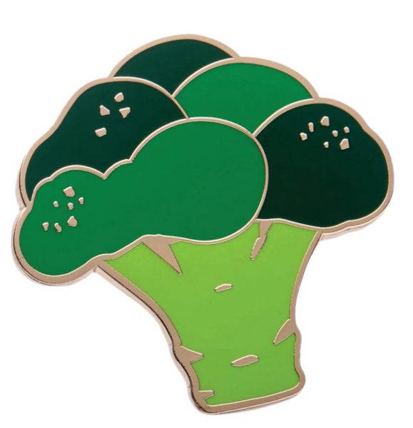 Erstwilder - Avocado Affair Brooch + Avocado Affair Drop Earrings + Brooc Star Brooch + Brocc Star Enamel Pin - In Praise of Veg (2025)