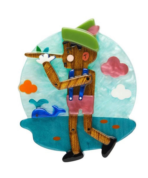 Erstwilder - Boys Don’t Lie Puppet Brooch - Pete Cromer (2024)