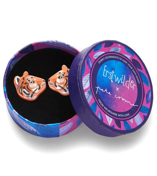 Erstwilder The Tranquil Tiger Brooch