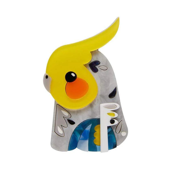 Erstwilder - The Coy Cockatiel Brooch - Pete Cromer III (2021)