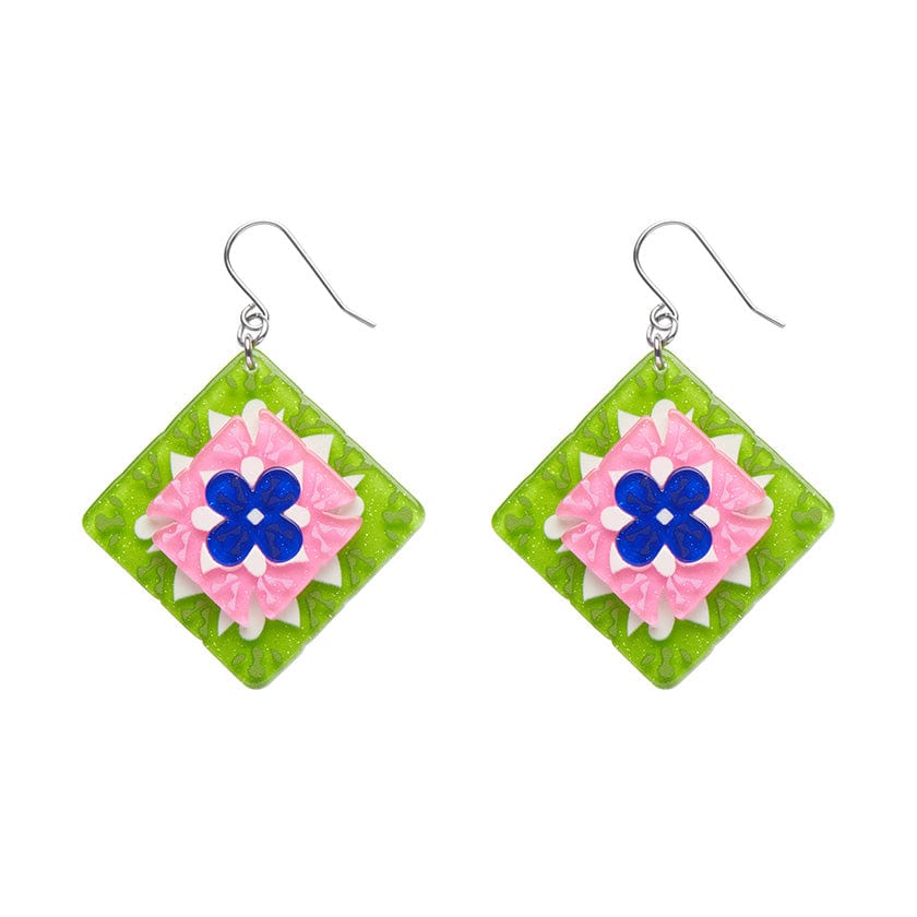 Erstwilder - Cosy Comfort Earrings - Green  - Cosy Comfort (2023)