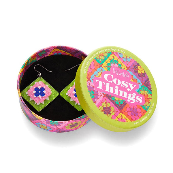 Erstwilder - Cosy Comfort Earrings - Green  - Cosy Comfort (2023)