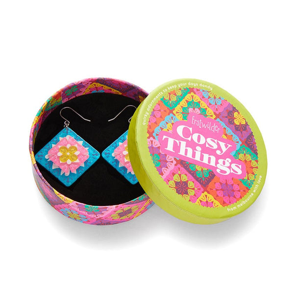 Erstwilder - Cosy Comfort Earrings - Blue  - Cosy Comfort (2023)