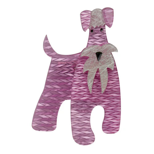 Erstwilder - The Schnauzer and Klaus Brooch (Pink) - Collection 10 (2014)