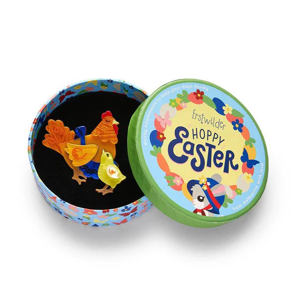 Erstwilder - Mother Hen Knows Best Brooch - Hoppy Easter (2024)