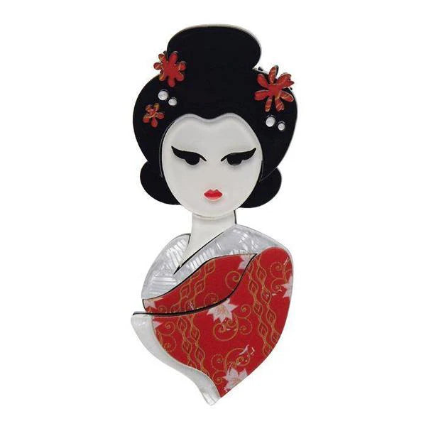 Erstwilder - Mysterious Maiko Geisha Brooch - Nihon Journey (2017)