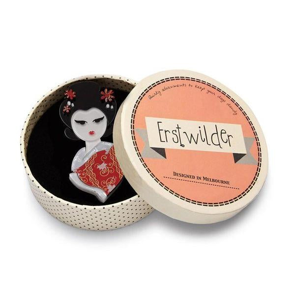 Erstwilder - Mysterious Maiko Geisha Brooch - Nihon Journey (2017)