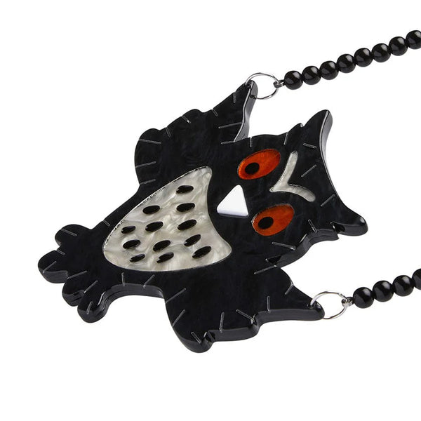 Erstwilder - A Halloween Hoot Owl Necklace - All Hallows Eve (2022)