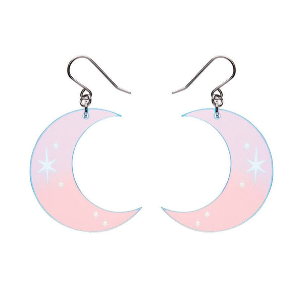 Erstwilder - Half Moon  Drop Earrings (Iridecent) - Best of Halloween (2024)