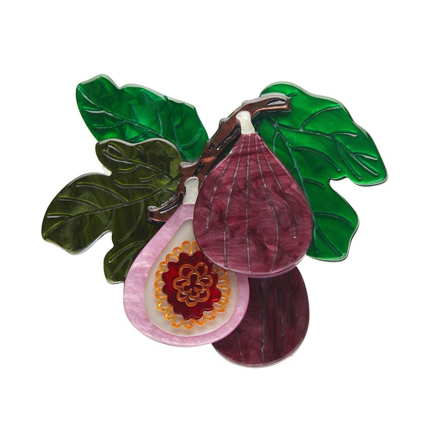 Erstwilder - Fig Monday Brooch - Botanical Fruit (2023)