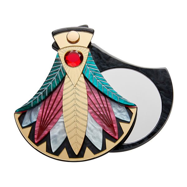 Erstwilder - Gift of the Nile Papyrus  Mirror Compact - Egyptian Revival (2022)