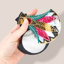 Erstwilder - Gift of the Nile Papyrus  Mirror Compact - Egyptian Revival (2022)