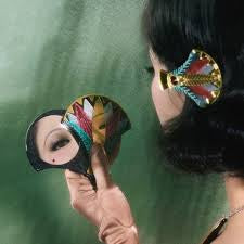 Erstwilder - Gift of the Nile Papyrus  Mirror Compact - Egyptian Revival (2022)