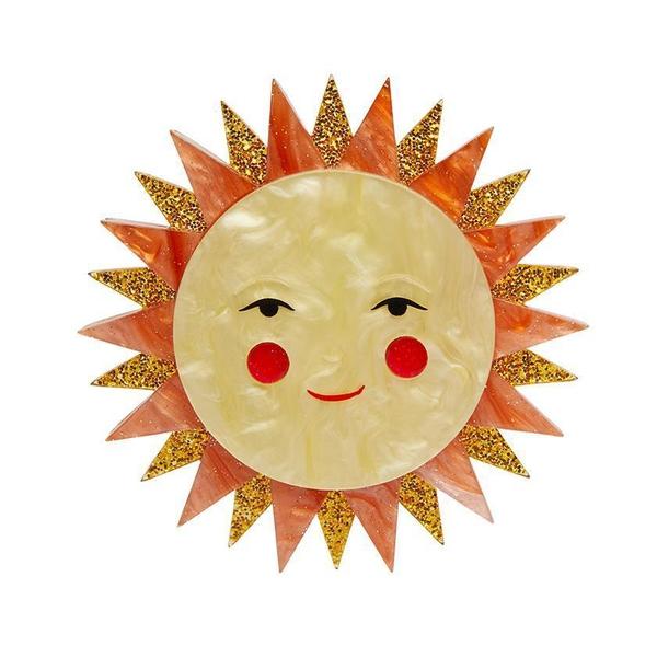 Erstwilder - Golden Ray Sun Brooch - Whatever the Weather (2020)