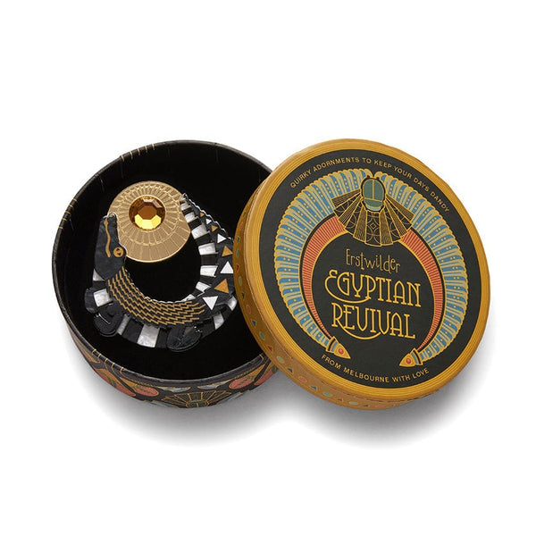 Erstwilder - The Nile Crocodile Brooch - Egyptian Revival (2022)