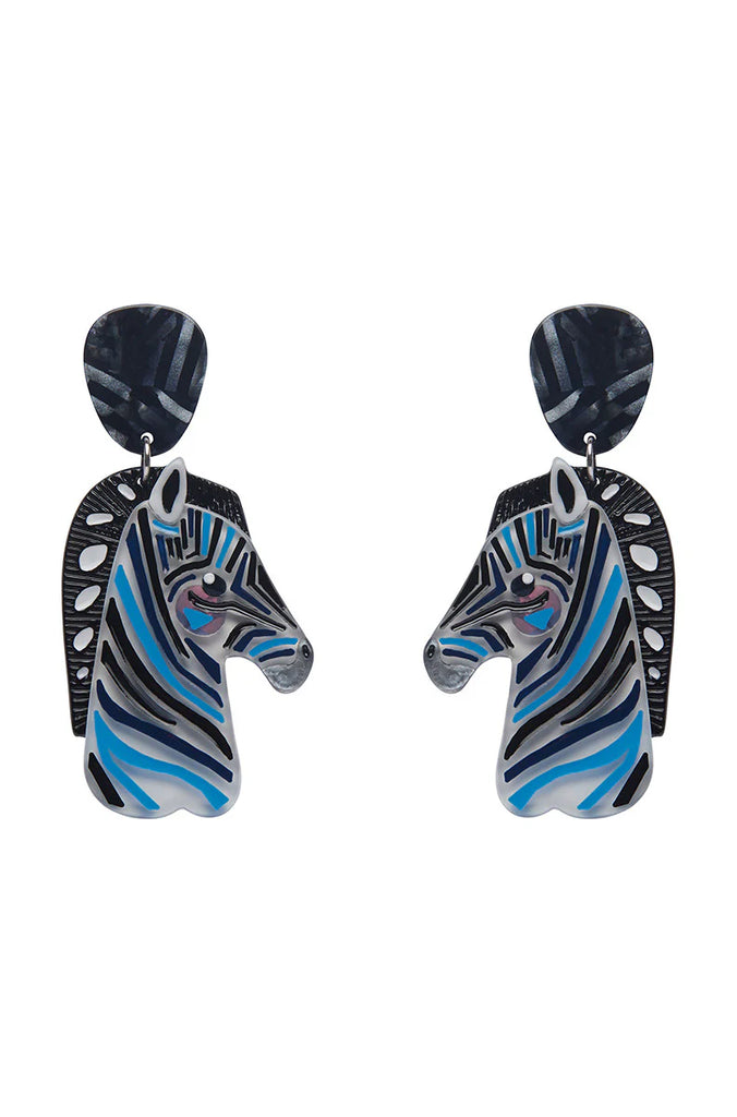 Erstwilder - The Zealous Zebra Earrings - Pete Cromer Wildlife (2022)