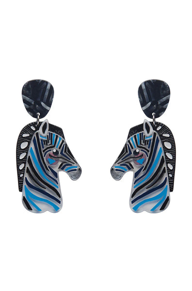 Erstwilder - The Zealous Zebra Earrings - Pete Cromer Wildlife (2022)