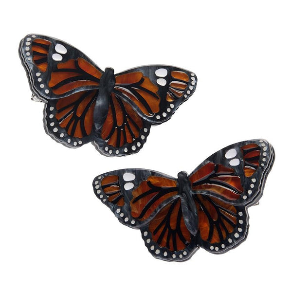 Erstwilder - Prince of Orange Butterfly Hair Clips Set - 2 Piece - Fan Favorites (2022)