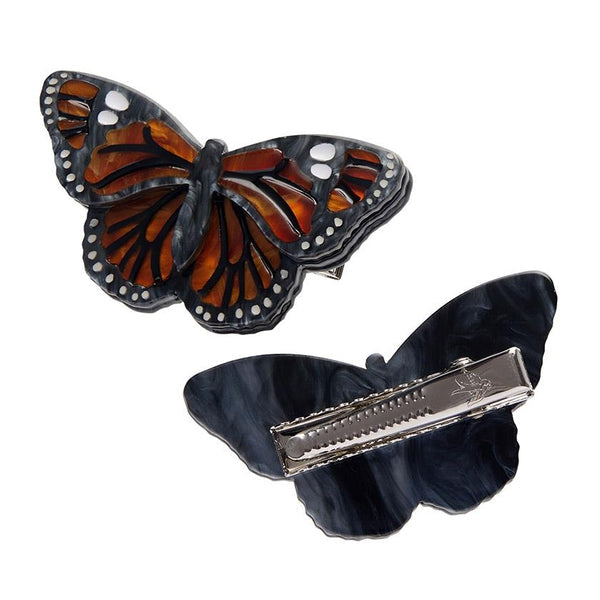 Erstwilder - Prince of Orange Butterfly Hair Clips Set - 2 Piece - Fan Favorites (2022)