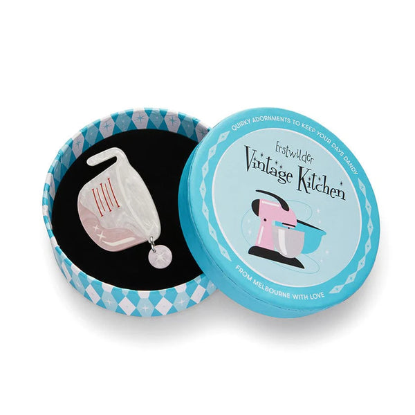 Erstwilder - Measure Twice, Pour Once Brooch - Vintage Kitchen (2022)