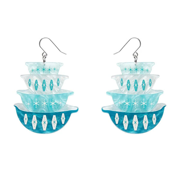 Erstwilder - Nanna’s Prized Diamond Bowls Earrings - Vintage Kitchen (2022)
