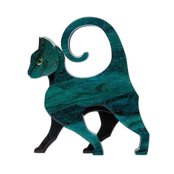 Erstwilder - On The Prowl Cat Brooch - Art Deco (2020)