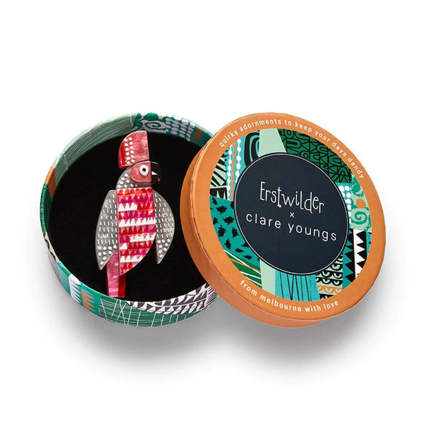 Erstwilder - A Cockatoo Named Squawk Brooch - Clare Youngs (2024)