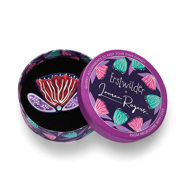 Erstwilder - Fervent Feather Flower Brooch - Lauren Rogers (2024)