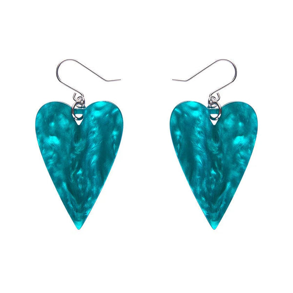 Erstwilder - From the Heart Essential Drop Earrings - Green