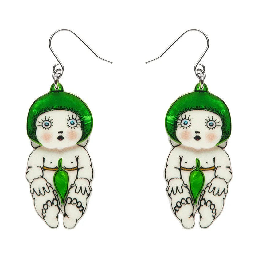 Erstwilder - Gumnut Babies Drop Earrings - May Gibbs (2023)
