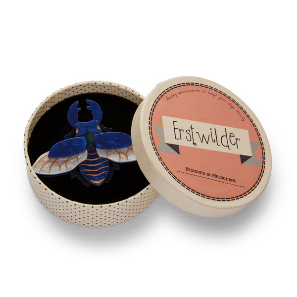 Erstwilder - Stag-Do Beetle Brooch - Insects and Bugs (2020)