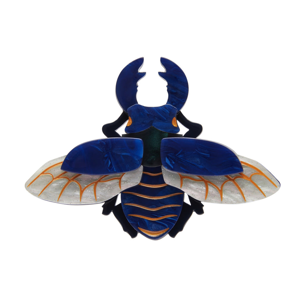 Erstwilder - Stag-Do Beetle Brooch - Insects and Bugs (2020)