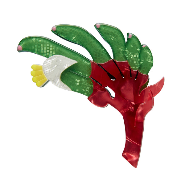 Erstwilder - Bouncing Botanical Flower Kangaroo Paw Brooch - Australiana (2018)