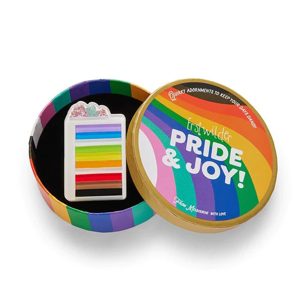 Erstwilder - Slice of Pride Cake Brooch - Pride & Joy (2022)