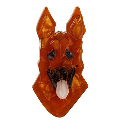 Erstwilder - Abbey Alsatian Dog Brooch - Most Requested (2015)