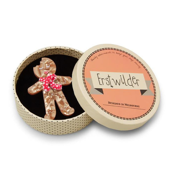 Erstwilder - Ginger The Christmas Cookie Brooch - Kitchy Christmas (2017)