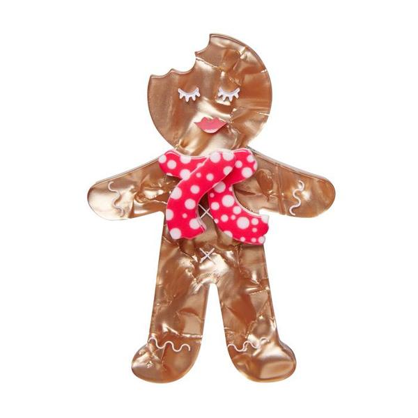 Erstwilder - Ginger The Christmas Cookie Brooch - Kitchy Christmas (2017)