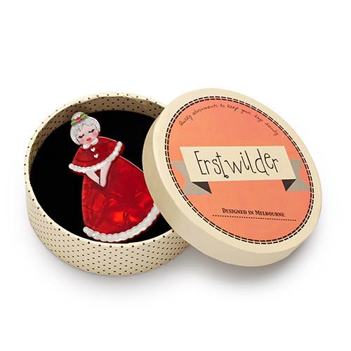 Erstwilder - Mrs. Claus Christmas Brooch - Christmas Wishes (2016)