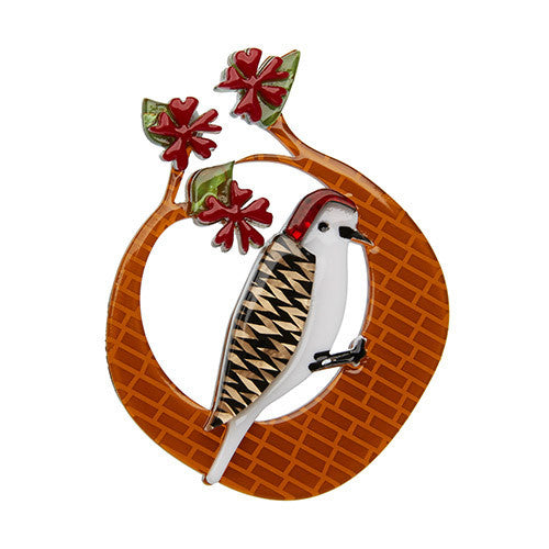 Erstwilder -  Pecking Order Brooch - Dogs, Cats, and Birds (2016)