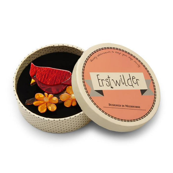 Erstwilder - Ruby the Red Cardinal Brooch - Fan Favorites (2017)