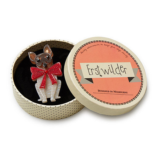 Erstwilder - Russell Bow Brooch - Dogs, Cats, and Birds (2016)