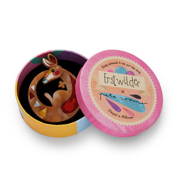 Erstwilder - The Kinetic Kangaroo Brooch - Pete Cromer (2019)
