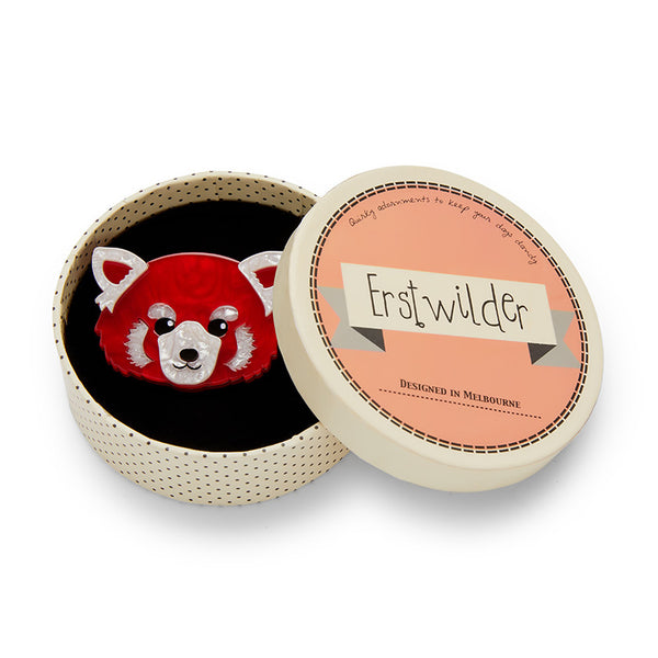 Erstwilder - Lesser Rusty Red Panda Brooch - Endangered Animals (2019)