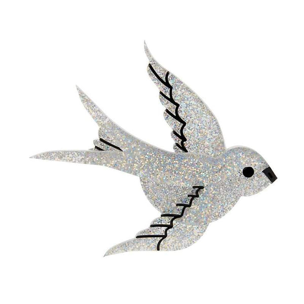 Erstwilder - Bluebird of Happiness Brooch - Silver - 10th Birthday Fan Favorites (2021)