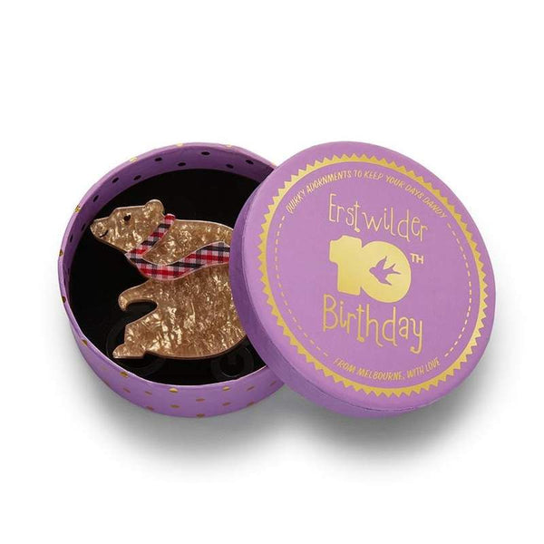 Erstwilder - Grouchy Bear Brooch - 10th Birthday Fan Favorites (2021)